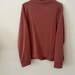 Cynthia Rowley top. Rust color with long sleeves. Size XL.  .